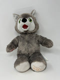 Build A Bear Wolf Pup Wiley the Wolf Grey 16" Great Wolf Lodge Plush Toy Stuffed