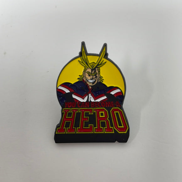 My Hero Academia All Might You Can Become A Hero Enamel Collector Pin