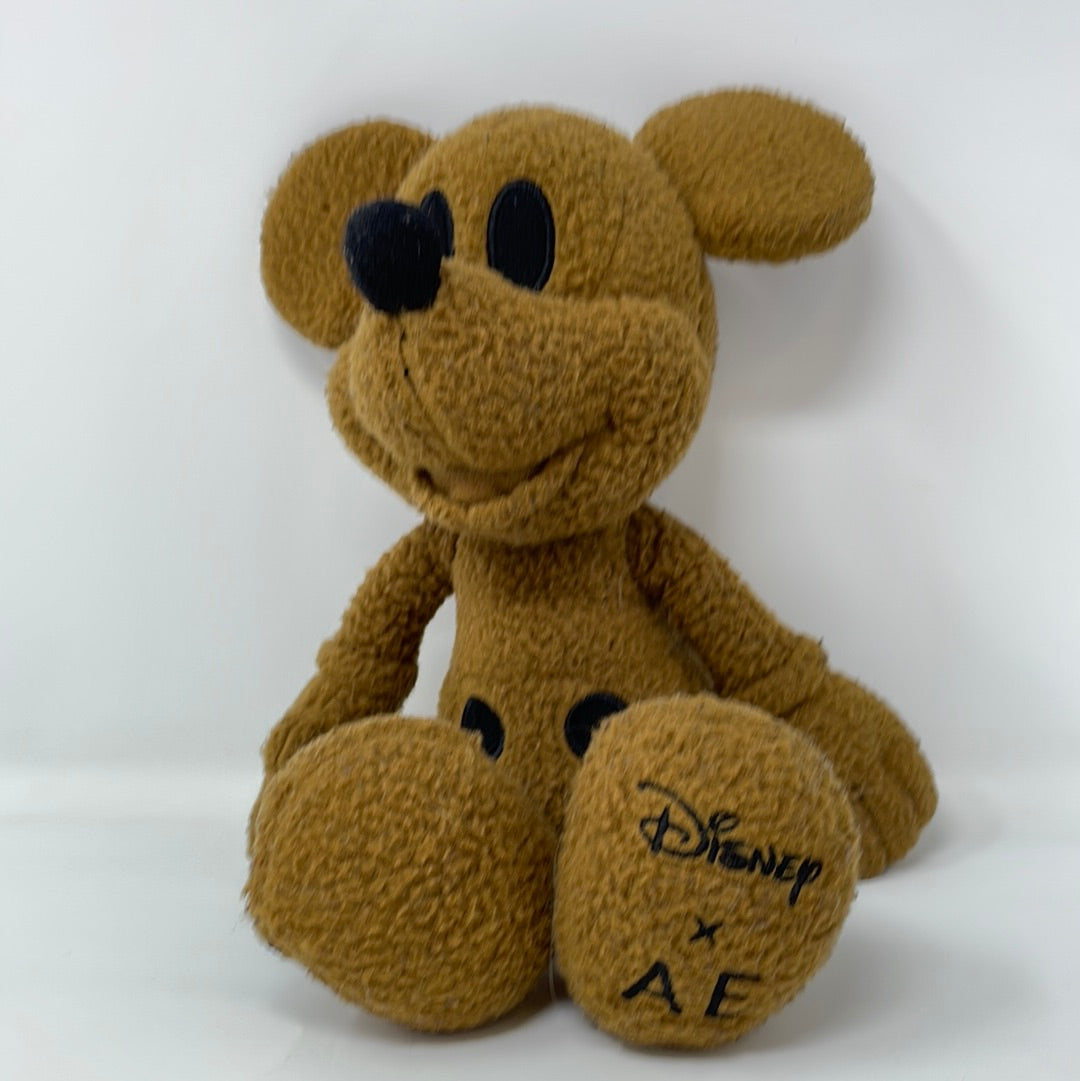 DISNEY X AE AMERICAN EAGLE Brown Mickey Mouse 13 Plush Special Edition