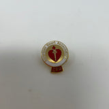 American Heart Association CPR Gold Tone Vintage Lapel Pin