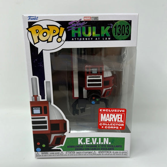 Funko Pop! Marvel Studios She Hulk K.E.V.I.N. Marvel Collector Corps Exclusive 1303