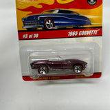 Hot Wheels Classics 2005 Series 2 #3 Of 30 1965 Corvette Purple