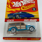 Hot Wheels Classics Series 1 1940's Woodie Blue