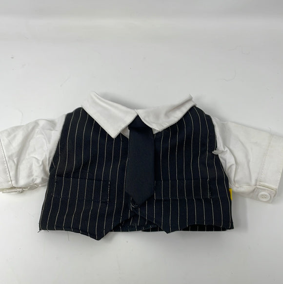 Build A Bear Workshop Plushie Clothing Shirt with Vest and Tie