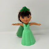Fisher-Price Dora Saves the Crystal Kingdom 7 inch Dolls - Spin and Sparkle Green Crystal Dora