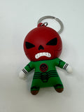 Marvel Collectors Figural Keyring Series Red Skull Head Green Body 2.5"