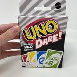 UNO DARE Card Game with 112 Cards, Matching and Wild Dare Twists