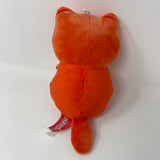 Kleptocats Plush Stuffed Animal 7” Klepto Cat Hyper beard Orange Lava Plush.