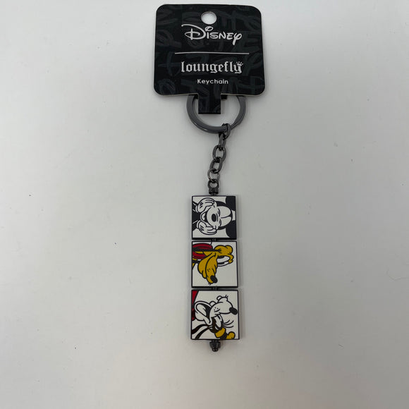 Disney Loungefly Sensational 6 Character box 2.5” Enamel Keychain New