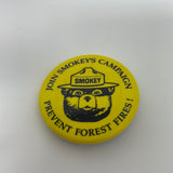 Vintage Join Smokey’s Campaign Pinback Smokey Bear