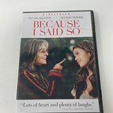 DVD Widescreen Because I Said So Sealed