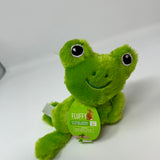 Happy Go Fluffy Stuffed Animal Slap Bracelet Frog