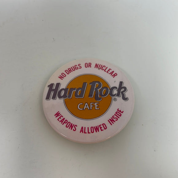 Hard Rock Cafe Button Pin 