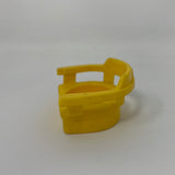 Vintage Fisher Price Little People 1973 Town Village Plastic Yellow Arm Chair