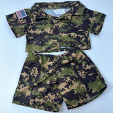 Build A Bear Workshop Military Digital Camo Uniform Outfit
