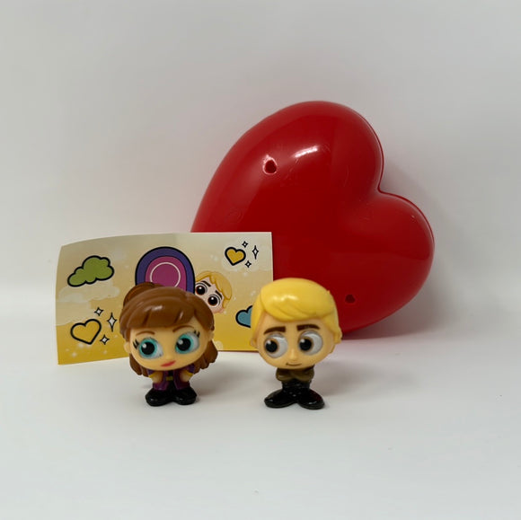 Disney Doorables Valentines Heart Anna & Kristoff Series 4