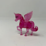 Greenbrier International Transluscent Pink Pegasus Horse 2.5" Figure Figurine