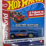 Auto World Hot Wheels 70 Plymouth Duster Funny Car/stars and stripes tribute Electric Slot Racer
