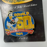 Disney Store Disney Magical Musical Moments For He’s A Jolly Good Fellow Donald 50th 1984 Pin #57