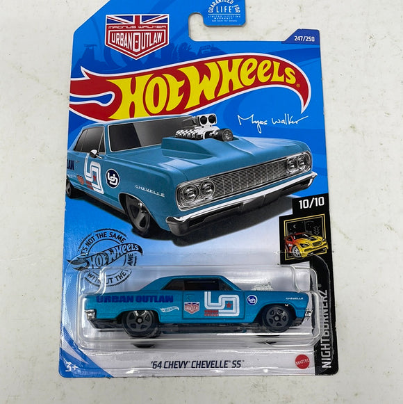 Hot Wheels 2018 Nightburnerz 10/10 ‘64 Chevy Chevelle SS 247/250
