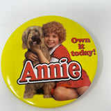 Annie Movie Promo Pin Button