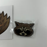 MARVEL GOTG3 Funko POP!  Rocket Raccoon Pin & Decal Collector Corps Exclusive