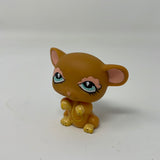 Littlest Pet Shop LPS #462 Mouse Brown With Blue Diamond Eyes