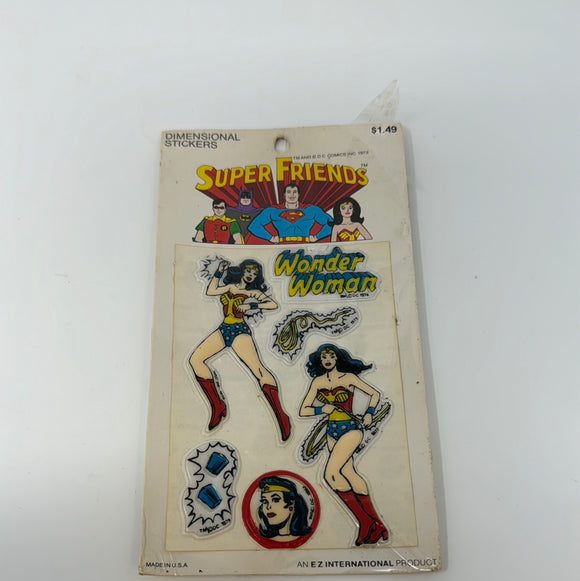 DC Comics Super Friends Dimensional Stickers