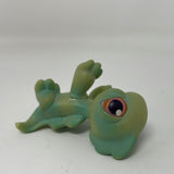 Littlest Pet Shop Retired  ~ Green  Iguana / Lizard w/Brown eyes ~ Bobble Head ~