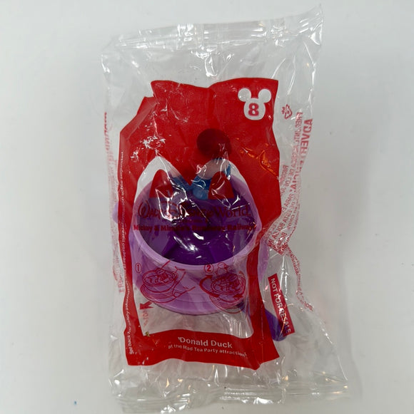 McDonald’s 2022 Happy Meal Toy #8 Donald Duck at Mad Tea Party Disney World 50th