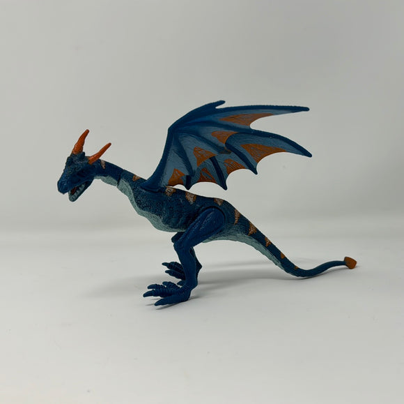 Kid Galaxy Posable Dragon Action Figure Adventure Fantasy Toy Blue