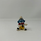 Vintage 1978 Peyo Schleich Clown Smurf Figure PVC Hong Kong W Berrie Co Figurine