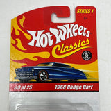 Hot Wheels Classic Series 1 1968 Dodge Dart 3/25 Purple