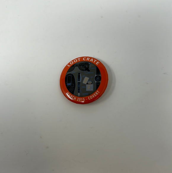 Loot Crate Button Pin March 2015 - Covert 1.5