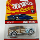Hot Wheels Classics 1940s Woodie Series 1 H7076 Aqua Blue