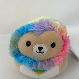 Squishmallows Leonard the Lion 5" Stuffed Plush, Rainbow, Valentines Day 2022