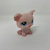 Littlest Pet Shop LPS #87 Pig Pink with Blue Eyes