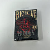 Bicycle -Hidden- Poker Sized Playing Cards Made in USA  - Brand New & Sealed