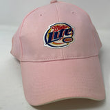 Miller Lite Pink Baseball Cap Hat Womens Adjustable Strapback