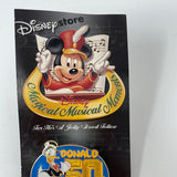 Disney Store Disney Magical Musical Moments For He’s A Jolly Good Fellow Donald 50th 1984 Pin #57