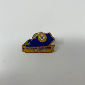 Percy Brown Grand Master 2003-2004 Enamel Pin