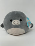 Squishmallow - Matt the Manatee - Gray - 8” - NWT