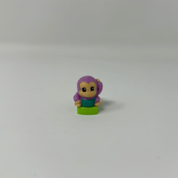 Squinkies Purple Baby Monkey With Green Chair