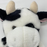 BUILD A BEAR Holstein Floppy Cow Black White Retired 1997 20"