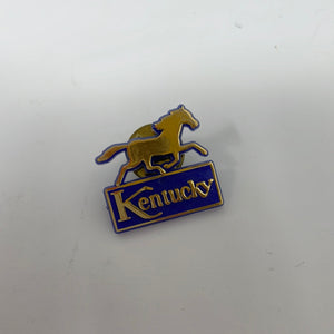 Kentucky Horse Gold Tone Vintage Lapel Pin