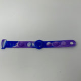 Pop It Bracelet Blue, Purple and White Fidget Toy