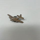 B-17 Flying Fortress Airplane Pin Pewter 1 1/2 inch