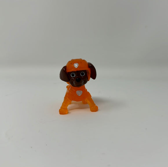 Paw Patrol the Movie ZUMA Neon Orange Dog Mini Figurine