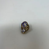 Antique Gold Filled and Enameled Ten Year Service General Electric Pinback