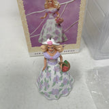 Hallmark Keepsake Ornament Barbie 1995 Easter Collection Springtime Barbie